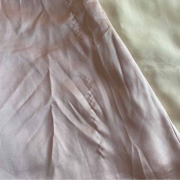 NEW! House of CB- Baby Pink Olivette Crystal Satin Corset Maxi Dress Size Small - Picture 10 of 11